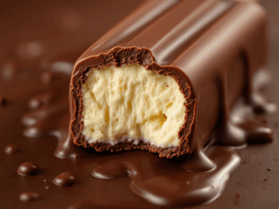 Aiskrim Vanilla Salut Coklat